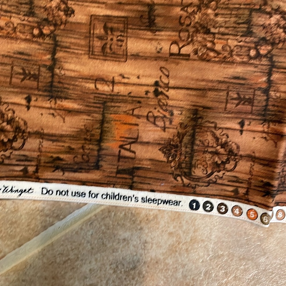 Bergen valley wine wood impression fabric. - Picture 6 of 6